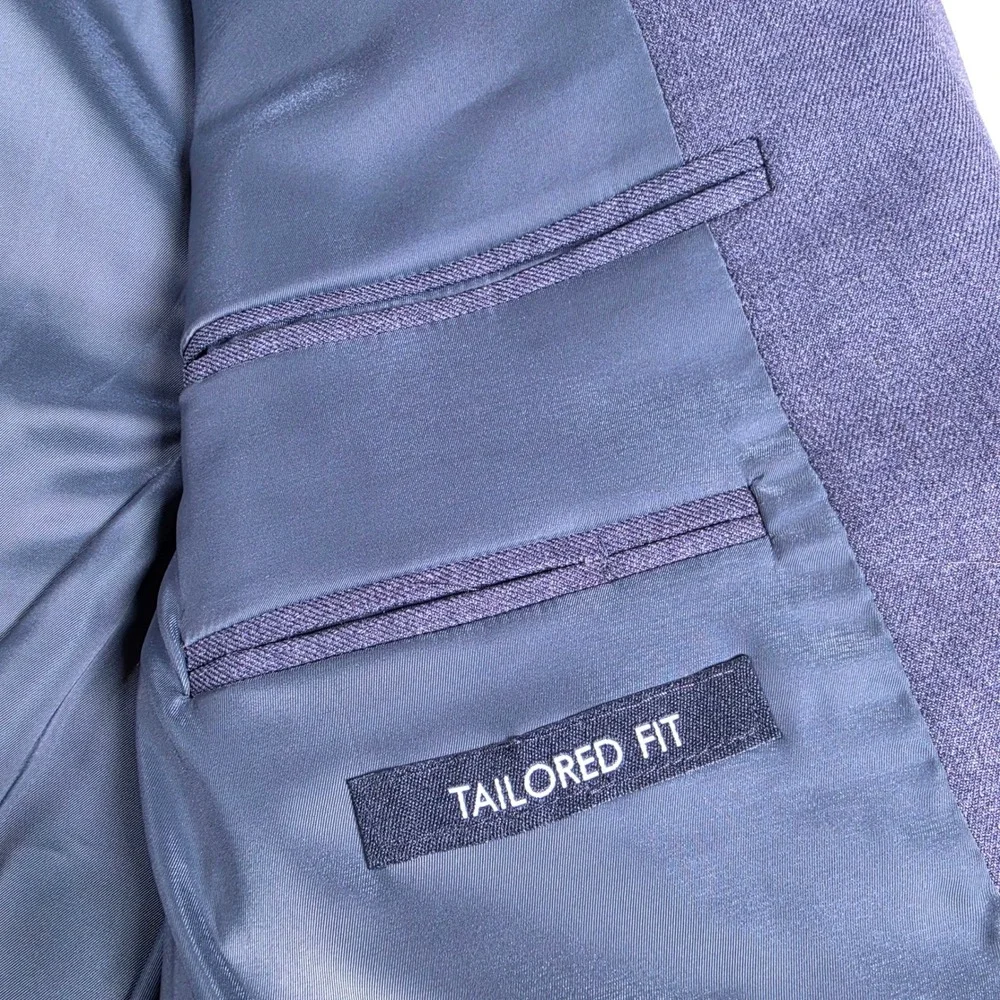 Jos. A. Bank Traveler Chelsea Mens 44 Regular Grey Wool Tailored Fit Blazer L/S